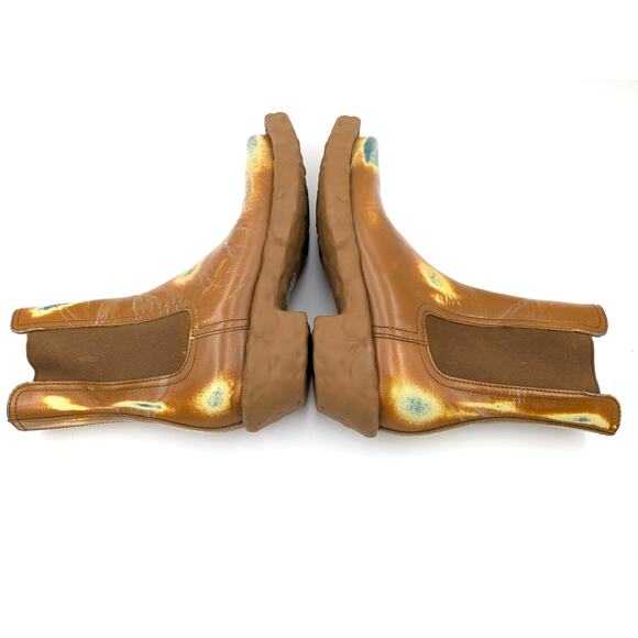 CAMPER Gender Inclusive Venga Women's Chelsea Boot Brown Multi size US7.5 EU38 - Picture 7 of 16